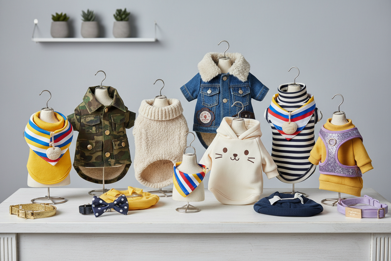 Clothing cats and dogs